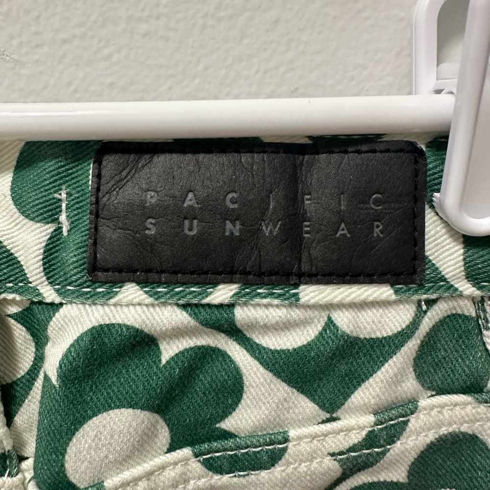 PacSun High-Waist Geo Daisy Print Straight Jeans - Picture 8 of 13